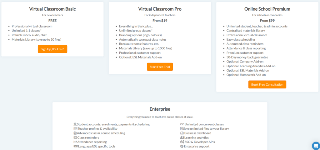 LearnCube pricing