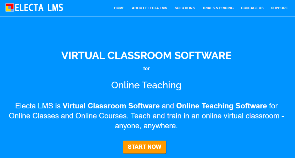 Electa homepage